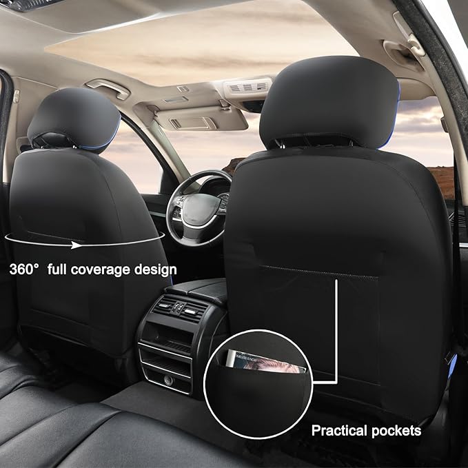GIANT PANDA Front Seat Cover for Honda, 3D Air Mesh Bucket Car Seat Protectors - Image 4