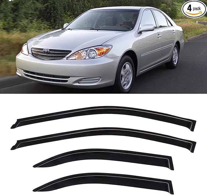 Window Visors Rain Guards Shield by YQAUTEC