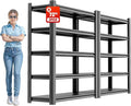 Metal Garage Storage Shelf, Heavy Duty 5 Tier Shelving Unit, Industrial Utility by OLLRRACT