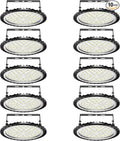 Viugreum 10 Pack 300W UFO LED High Bay Lights, 30000LM 6000K-6500K Daylight by Viugreum