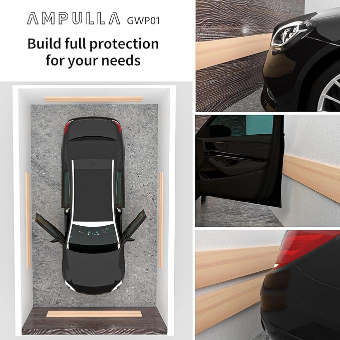 GWP01 Wood Grain Garage Wall Protector Car Door Protectors, Garage Accessories - Image 3