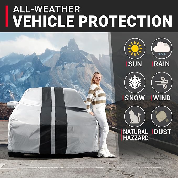 iCarCover Custom Car Cover for Buick Somerset Waterproof All-Weather Rain Snow - Image 2