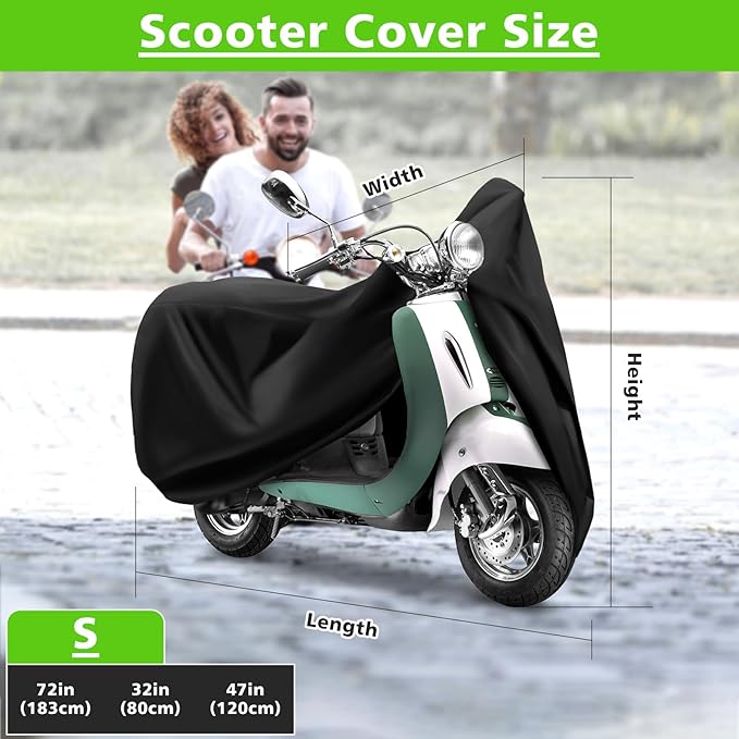COVERVIN Scooter Waterproof Cover Outdoor, Moped Cover & Vespa Cover - Image 3