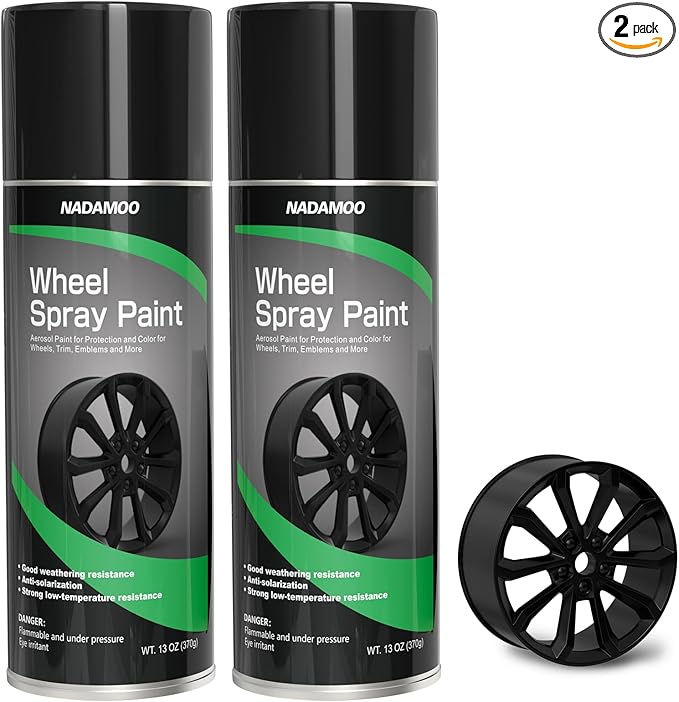 NADAMOO Aluminum Wheel Spray Paint, Car Rim Aerosol Paint by NADAMOO