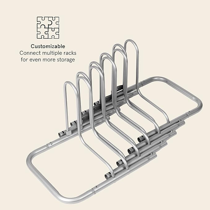 Retrospec Stash Rack 2, 4 & 5 Bike Floor Stand Bicycle Storage Organizer - Image 3