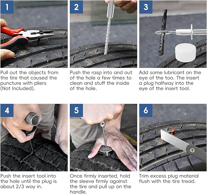 PINKJOY 2 Pack Tire Plug Kit - Image 5