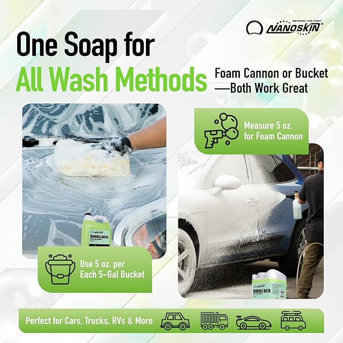 Nanoskin BUBBLE BATH Foaming Car Wash Shampoo 16 Oz. - Image 5