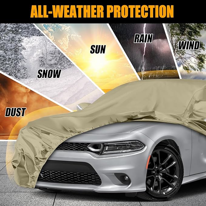 Waterproof Car Covers Replace for 2006-2025 Dodge Charger/Chrysler 300 300C - Image 6