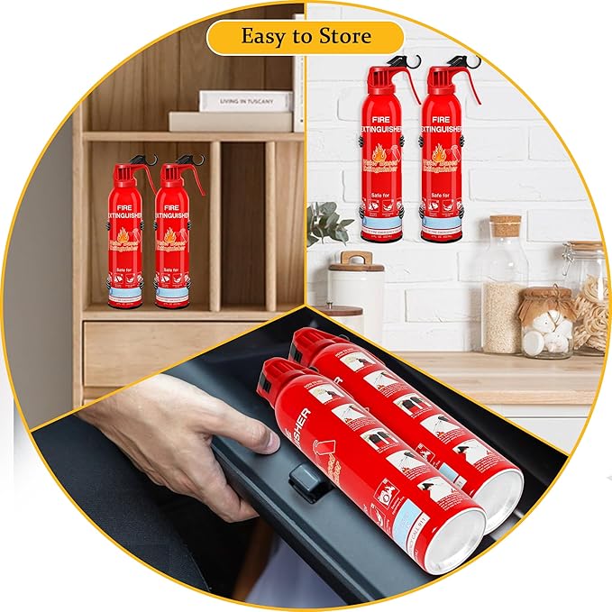 Fire Extinguisher for Home, Portable A, K Class Fire Extinguishers - Image 7