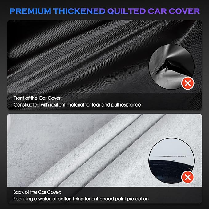 Car Cover Custom Fit for Honda Ridgeline 2006-2024, 6 Layers Truck Cover - Image 2