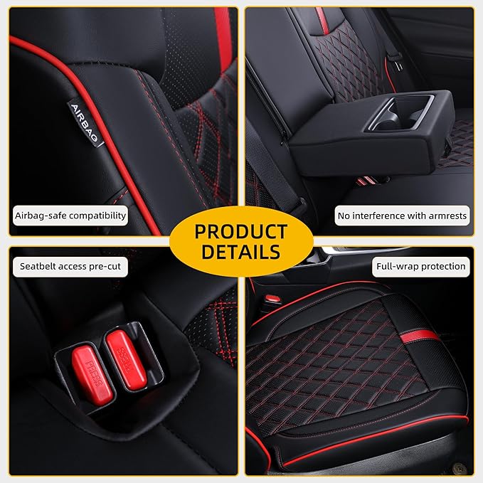 Custom Fit RAV4 Seat Covers for 2019-2025 Toyota RAV4 Hybrid LE, XLE Premium - Image 6