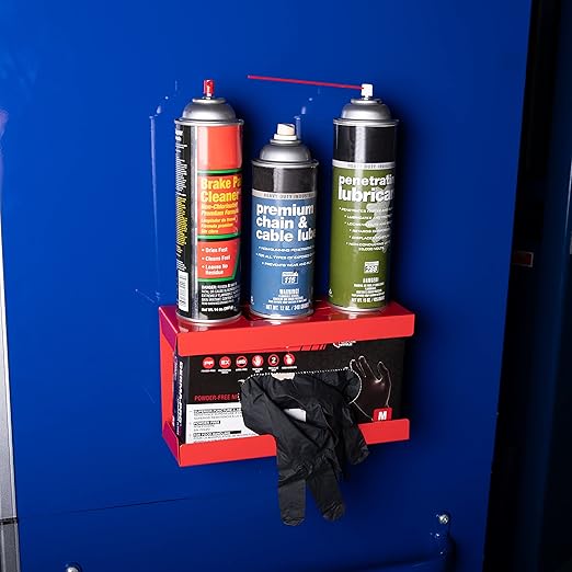 OEMTOOLS 23123 Red Magnetic Glove Dispenser, Disposable Gloves Box Holder - Image 6