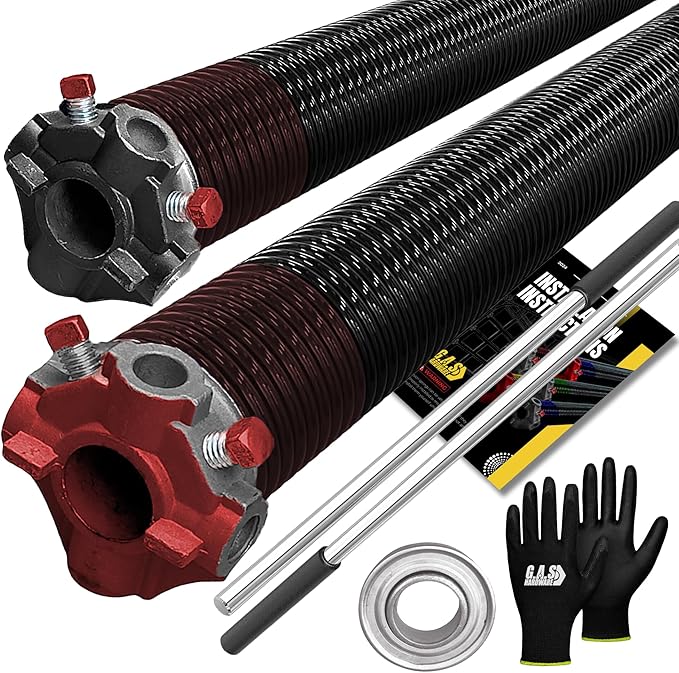 Garage Door Torsion Spring 234x1.75x35 Includes 1” Steel Bearing, Non-Slip by GASHardware