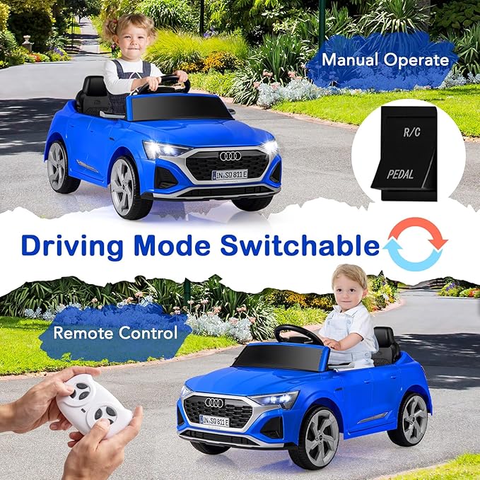 Licensed Audi SQ8 Ride on Car by OLAKIDS, 12V Kids Electric Vehicle - Image 4
