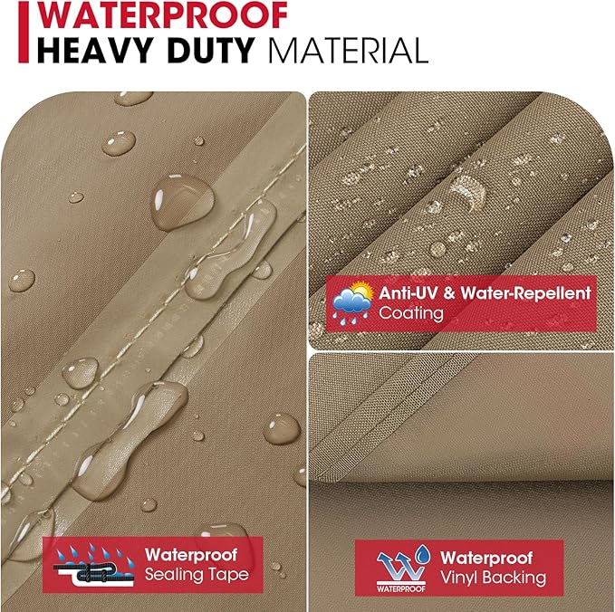 Unicook Grill Cover 60 Inch, Heavy Duty Waterproof Gas Grill Cover - Image 3