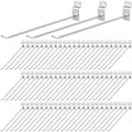 Moxweyeni 100 Pcs Heavy Duty Slatwall Panel Hooks Hanging Metal Slat Wall by Moxweyeni