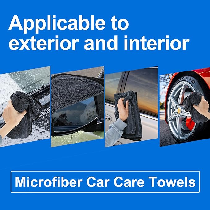 CICMOD Car Drying Towels 35"x24" Large Microfiber Towels - Image 7