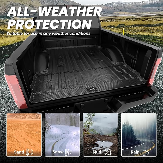 LASFIT Bed Mat 6.75ft for Ford F250 F350 F450 2017-2026 Super Duty 81.9" Truck - Image 5