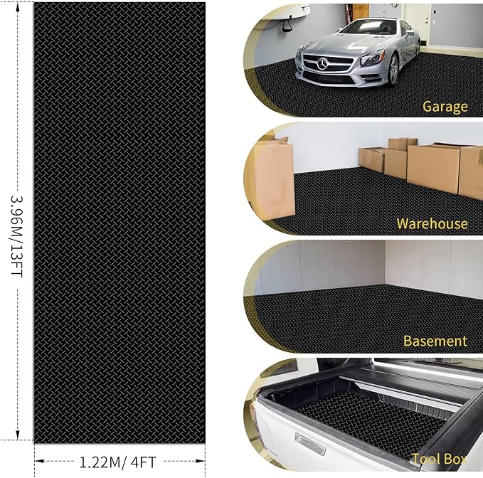 Premium Garage Floor Mat, Commercial Grade Heavy Duty Parking Mat - Image 4