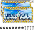 License Plate Cover Frame for Women Multicolor License Plate Frames for Men by Unknown