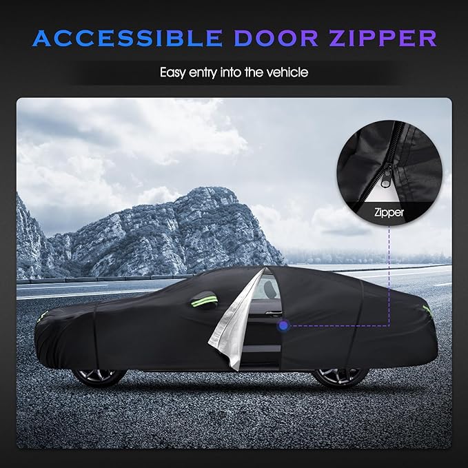 Car Cover Custom Fit for Dodge Challenger 2008-2023, 6 Layers Truck Cover - Image 5
