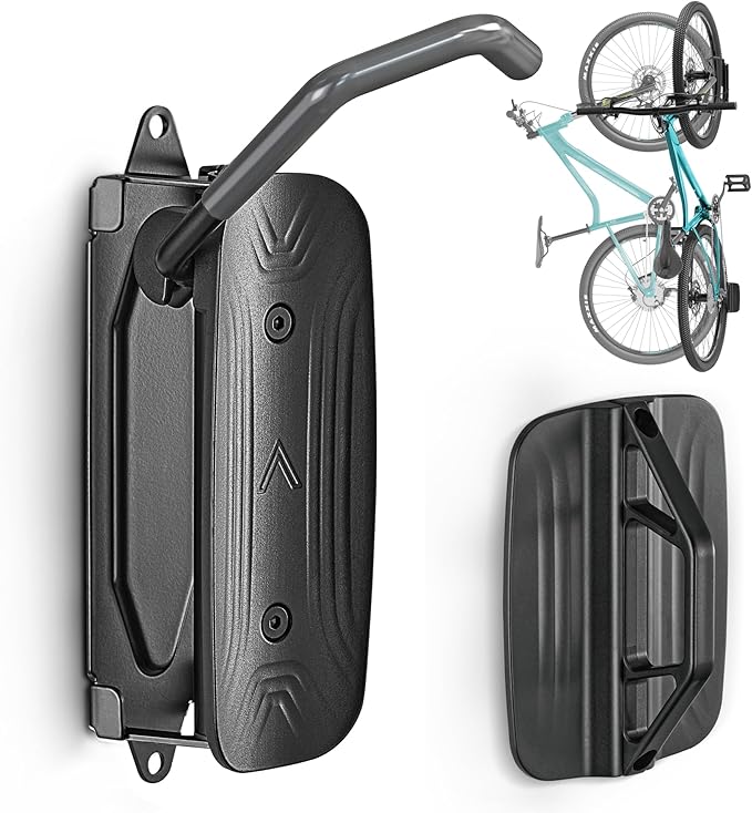 monTEK Swivel Bike Wall Mount – Garage Bike Hanger & Space-Saving Vertical Bike by monTEK