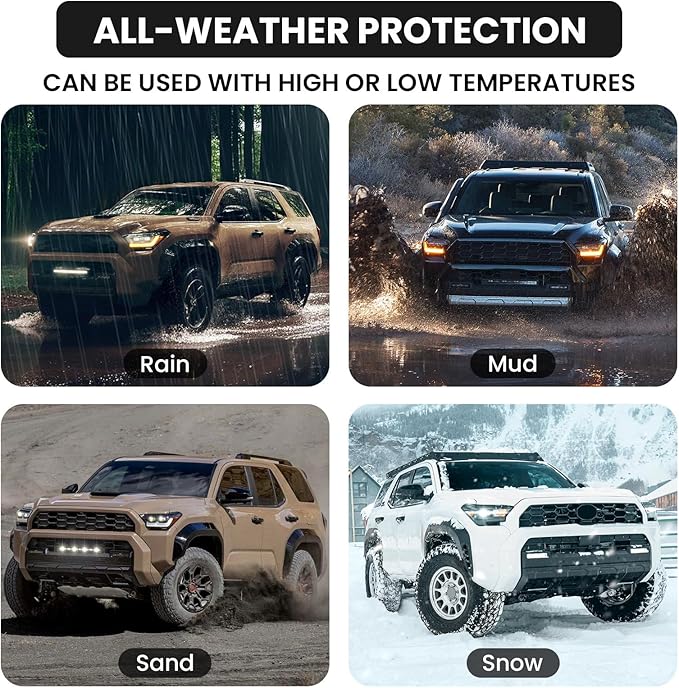 Floor Mats for 4Runner 2025, All Weather Floor Mats Floor Liners Compatible - Image 7
