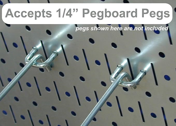 Wall Control Pegboard Organizer 4 ft. Metal Pegboard Standard Tool Storage Kit - Image 2