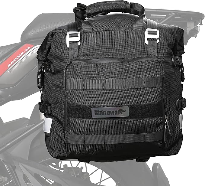 Rhinowalk Waterproof Motorcycle Saddlebags Luggage Bags 20L Quick Release by Rhinowalk