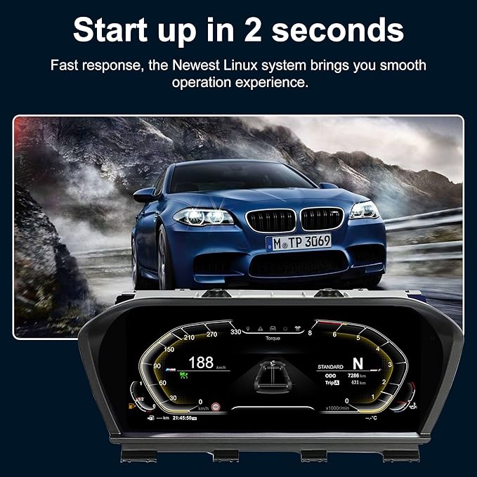Speedometer Instrument for BMW BMW F20 F52 2013-2024, Linux System Original Car - Image 5