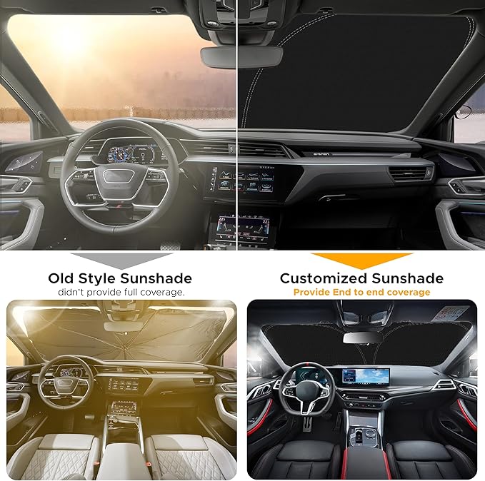Econour Windshield Sun Shade for 2021-2024 2025 2026 Hyundai Elantra - Image 5