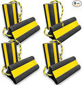 Heavy-Duty Wheel Chocks with Extra-Long Safety Rope by FITHOIST