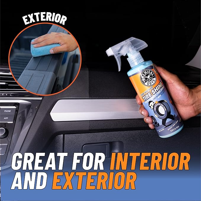 Chemical Guys Tire Kicker Sprayable Extra Glossy Tire Shine, Motorcycles - Image 4