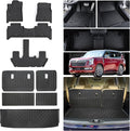 Floor Mat for 2025 Nissan Armada Only Suit for 7 Seats, TPE All Weather by AltraVosAllWeatherCarMats