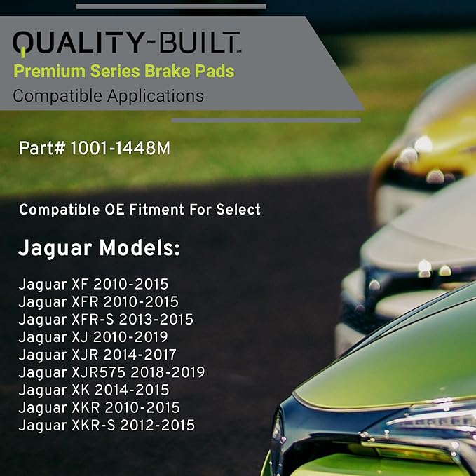 Premium Semi-Metallic Front Brake Pads Compatible - Image 3