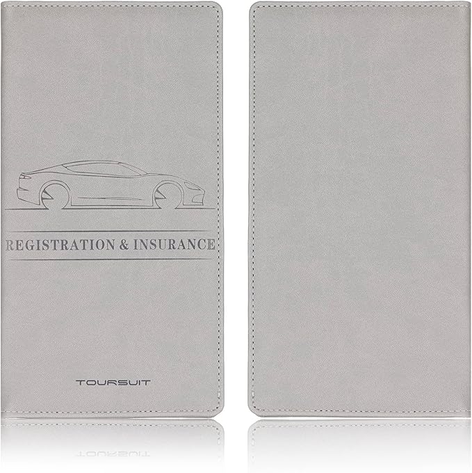 TOURSUIT Car Registration and Insurance Card Holder, Vehicle License Document - Image 3