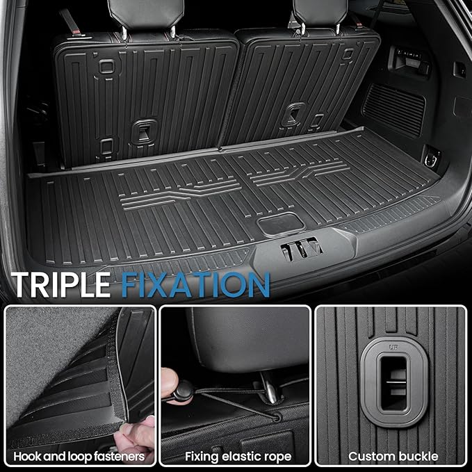 Floor Mats for 2020-2024 2025 Ford Explorer 7 Seats Bench Seat Car Mat - Image 4