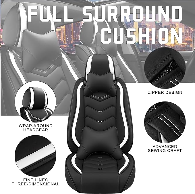 Car Seat Covers for Chrysler Pacifica 2004-2025, Stylish Sport Seat Cover - Image 2