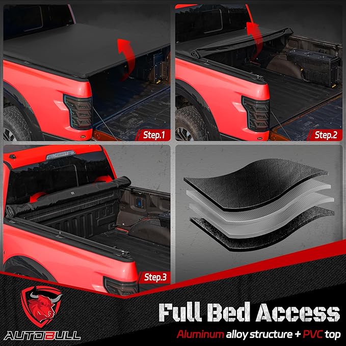 Soft Roll-up tonneau Cover Compatible - Image 2