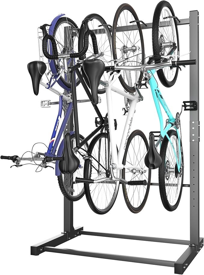 Ultrawall Freestanding Bike Rack, Vertical Bike Storage Stand by UltrawallGarageTools