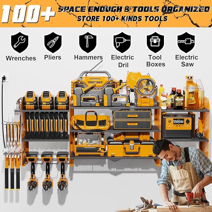 Power Tool Organizer Wall Mount - Image 7