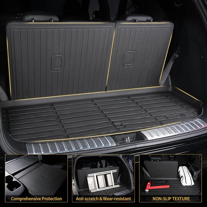 GINOWY-Floor Mats for Nissan Armada &Infiniti QX80 2025 2026 Bucket Seating All - Image 9