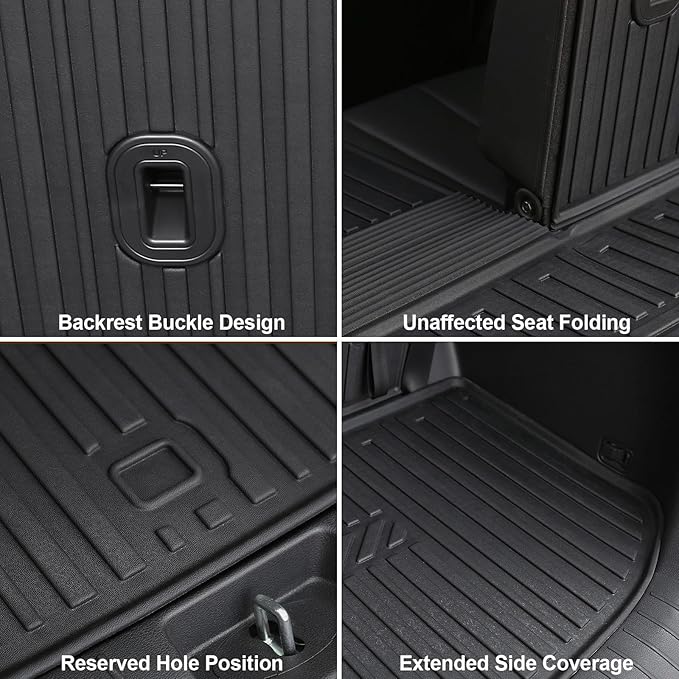 GALVAGNIATE Floor Mats for 2020-2024 2025 Hyundai Palisade 7-seat/8-seat Trunk - Image 9