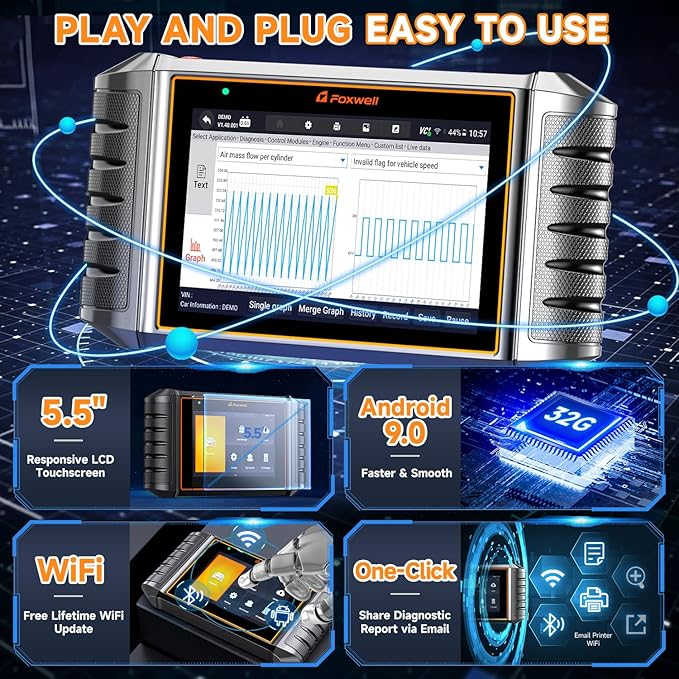 2025 FOXWELL NT726 Bidirectional Scan Tool, All System OBD2 Scanner Diagnostic - Image 8