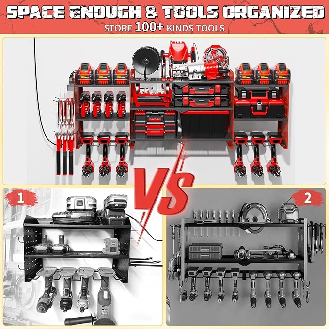 45" Large Power Tool Organizer Wall Mount - Image 2