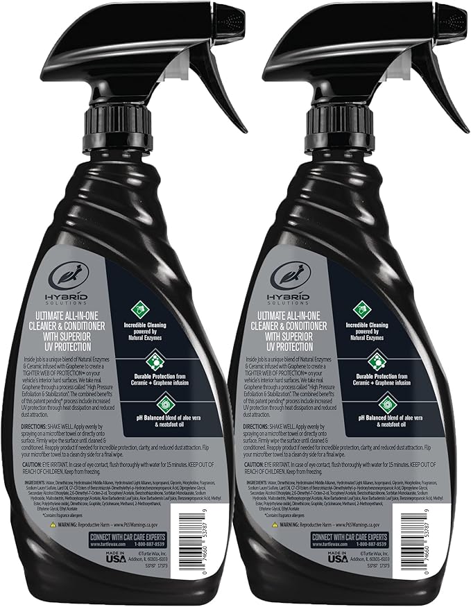 Turtle Wax 54219 Hybrid Solutions Ceramic Graphene Inside Job, Interior Car - Image 2