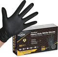 TitanFlex Thor Grip Heavy Duty Black Industrial Nitrile Gloves by TitanFlexDisposableGloves