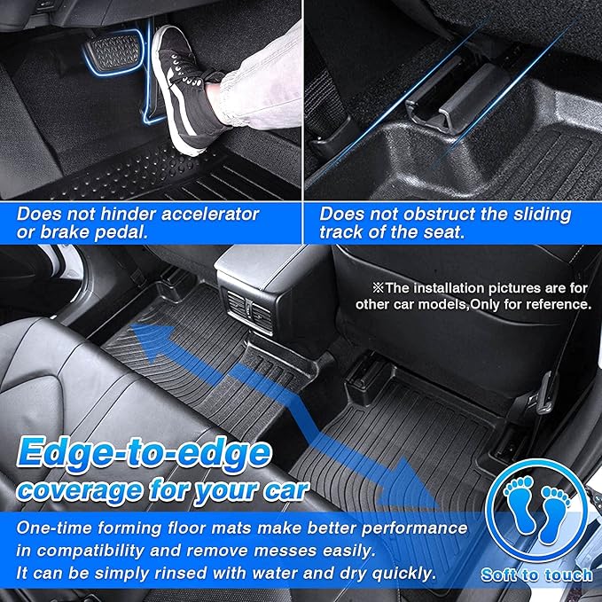 Cartist Floor Mats Fits for Ford Ranger 2019 2020 2021 2022 2023 Accessories - Image 4