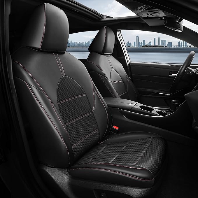for Toyota Camry Seat Covers Hybrid LE SE 2018 2019 2020 2021 2022 2023 2024 by FEINEPRO