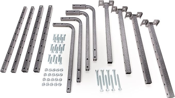 80844-10 34 in. x 26 in. Adjustable Garage Ceiling Mount Storage Rack Kit - Image 4